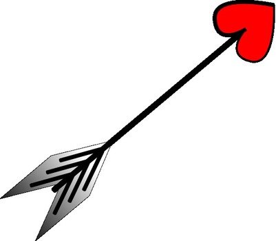 Arrow Heart Rotated At Clkercom Vector Online