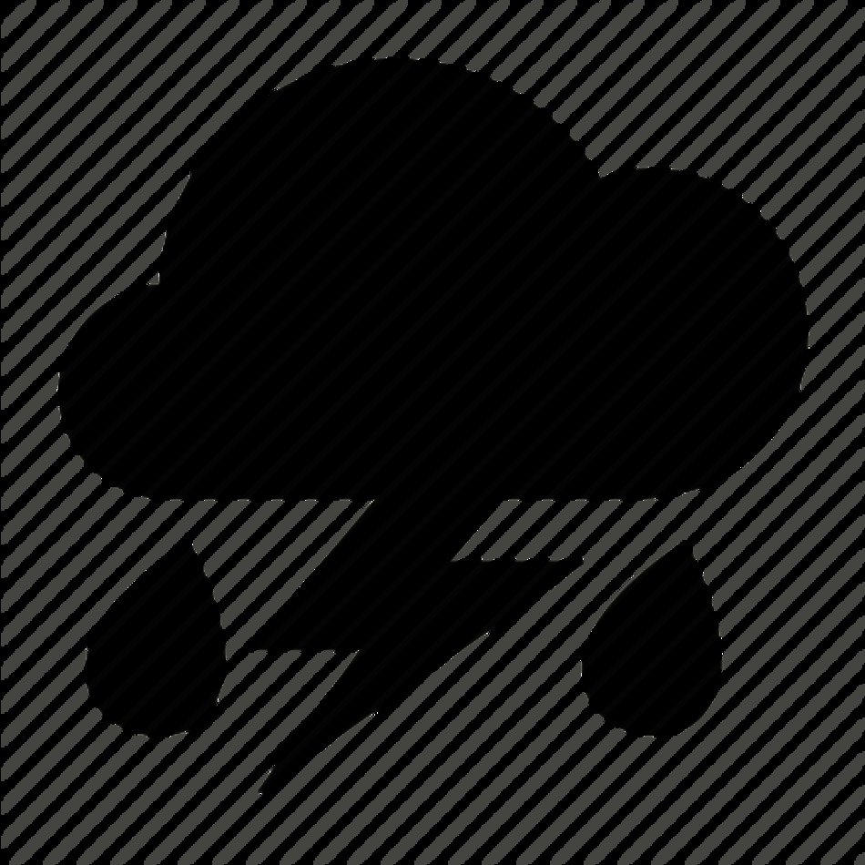 Rainy Weather Icons Thunder Icon