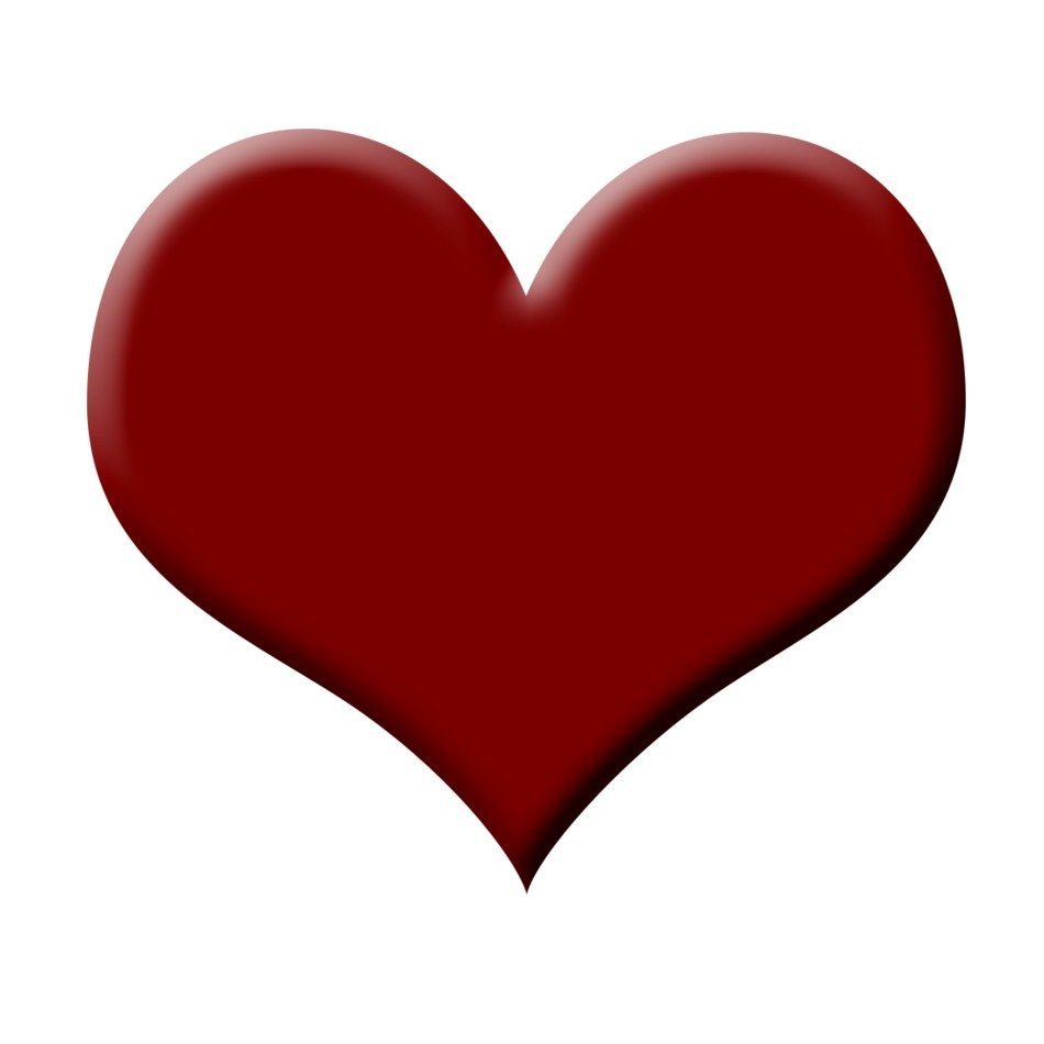 Heart bordo drawing