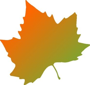 Plane Tree Autumn Leaf At Clkercom Vector clipart