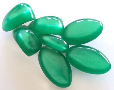 vintage green brooch