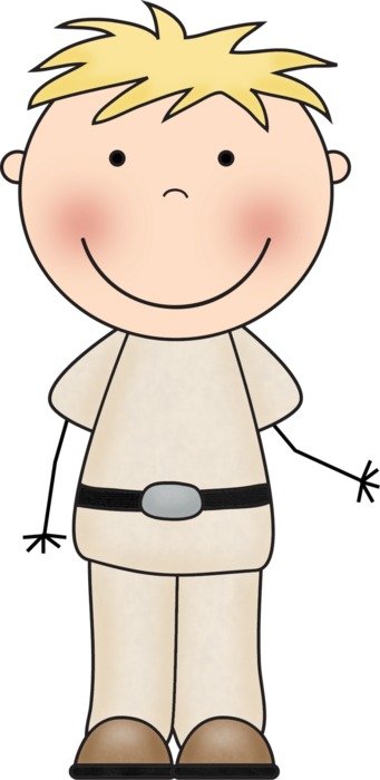 Clip art of the cartoon Luke