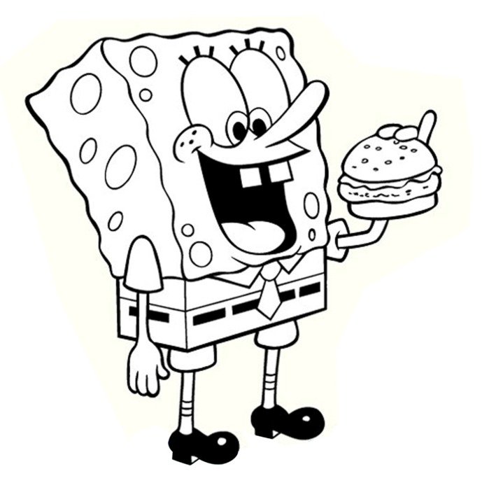 Clip art of Spongebob