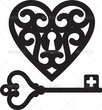 Open Opening Ornate Pattern Retro Styled Safety Security clipart