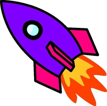 Rocket Purple At Clkercom Vector Online Royalty