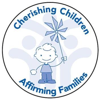 Cherishing Children affirming Families Decal Pcain Logo &ndash; 2 Color clipart