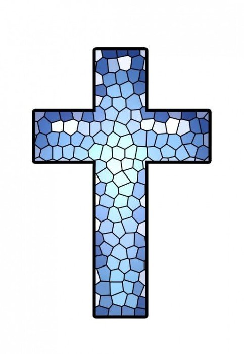 Stained Glass Cross Right Click Image To Save Or