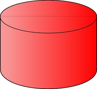 Red Cylinder At Clkercom Vector Online Royalty