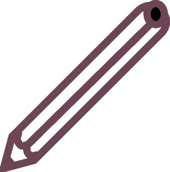 Purple Pencil At Clkercom Vector Online Royalty