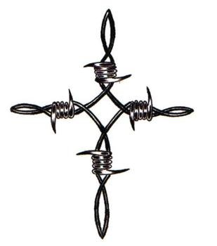 Barb Wire Cross By Ppunker On Deviantart