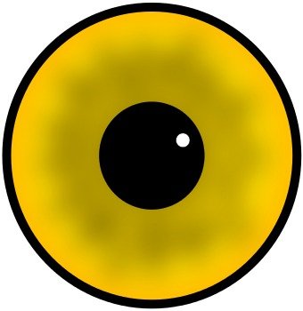 Yellow Eye Svg Vector Sfree
