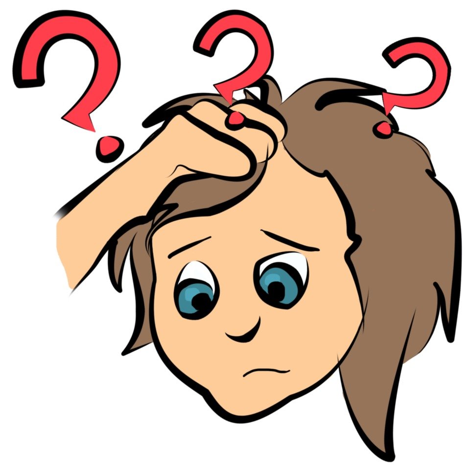 Forgetful Person as a picture for clipart