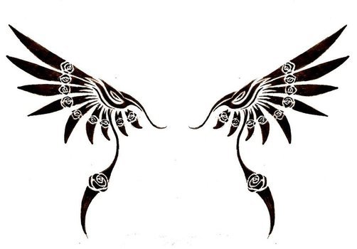 Tribal Wing drawing