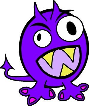 Purple Monster At Clkercom Vector Online Royalty