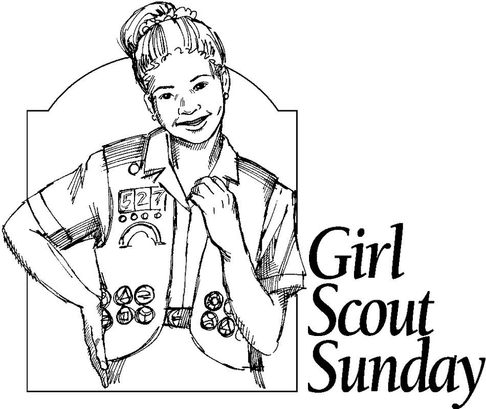 girl scout as a graphic image
