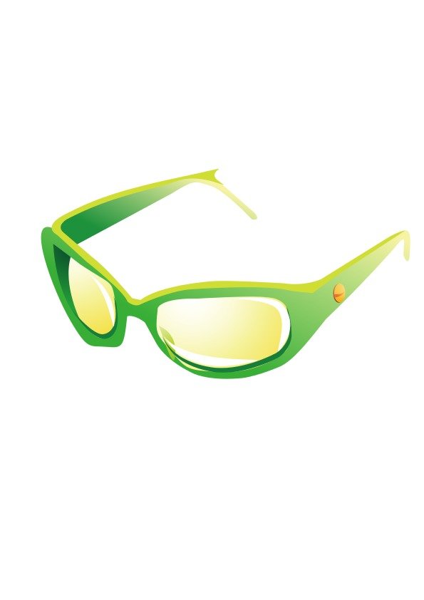 green Glasses drawing