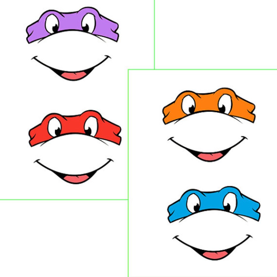 Ninja Turtle Mask Template Printable Free Images Free Image Download