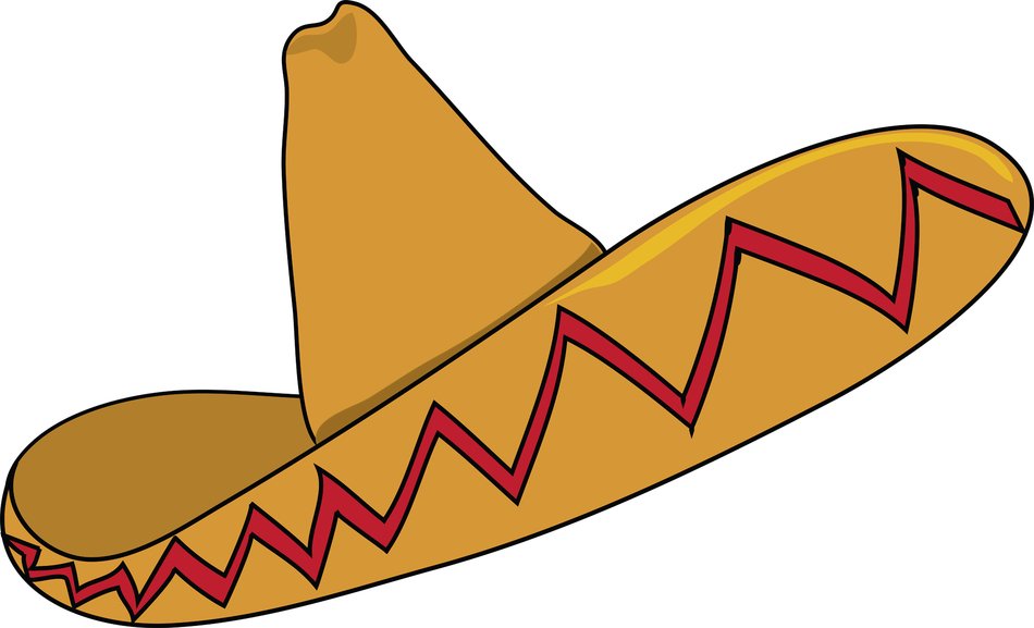 clipart of the spanish hat
