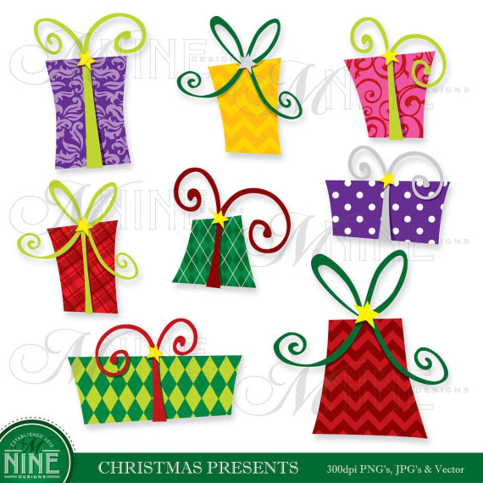 Christmas Present Printable Tree Instant