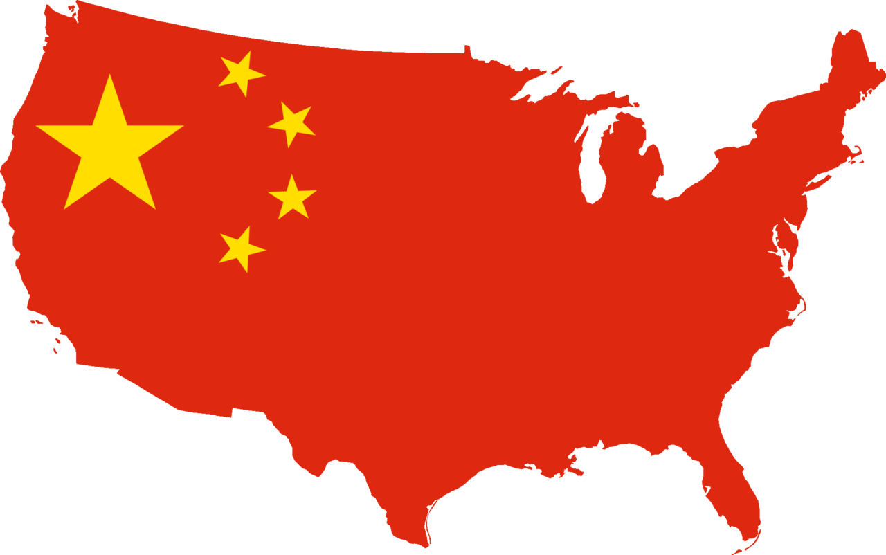 chinese-flag-on-world-map-free-image-download