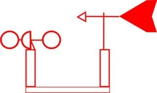 Clip art of anemometer