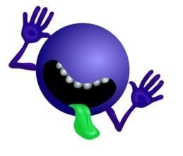 Scream Mouth Teeth Hands Scary Vector