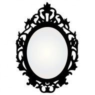 Mirror With Ornate frame drawing