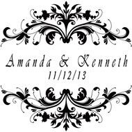 clipart of the angela beauty salon logo