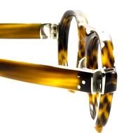 closeup photo of 1940s British Vintage Eyeglasses