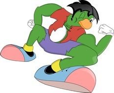 painted Hulk bird