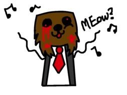 zombie in a tie as a picture for clipart