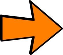 Orange Arrow drawing