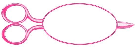 pink sewing scissors