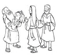 Clipart of a Jesus's birth