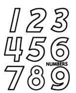 drawn numbers from 1 to 9