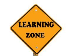 learning Zone Sign drawing