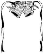 clipart of the christmas frames and borders