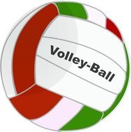 volley-ball drawing