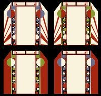 Art Deco frame drawing