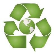 environmental trash disposal symbol