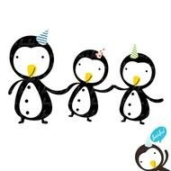 Penguin Friends 01 By Madeinmoon On Etsy