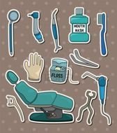 clip art with dentist tools