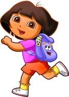 dora girl drawing