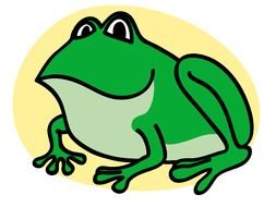 big green frog