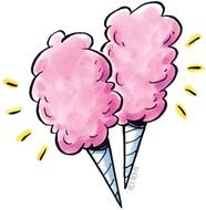 Cotton Candy drawing