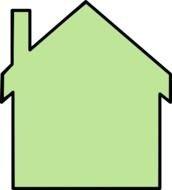 Green House Silhouette At Clkercom Vector Online