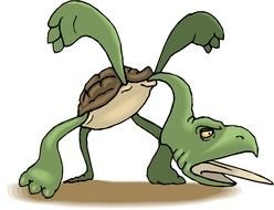 Scary Turtle drawing