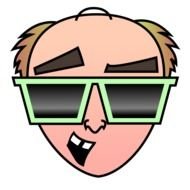 80s Rock Face drawing
