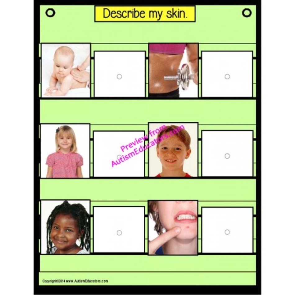 Describing Words About PEOPLE For Special Education And Language N2
