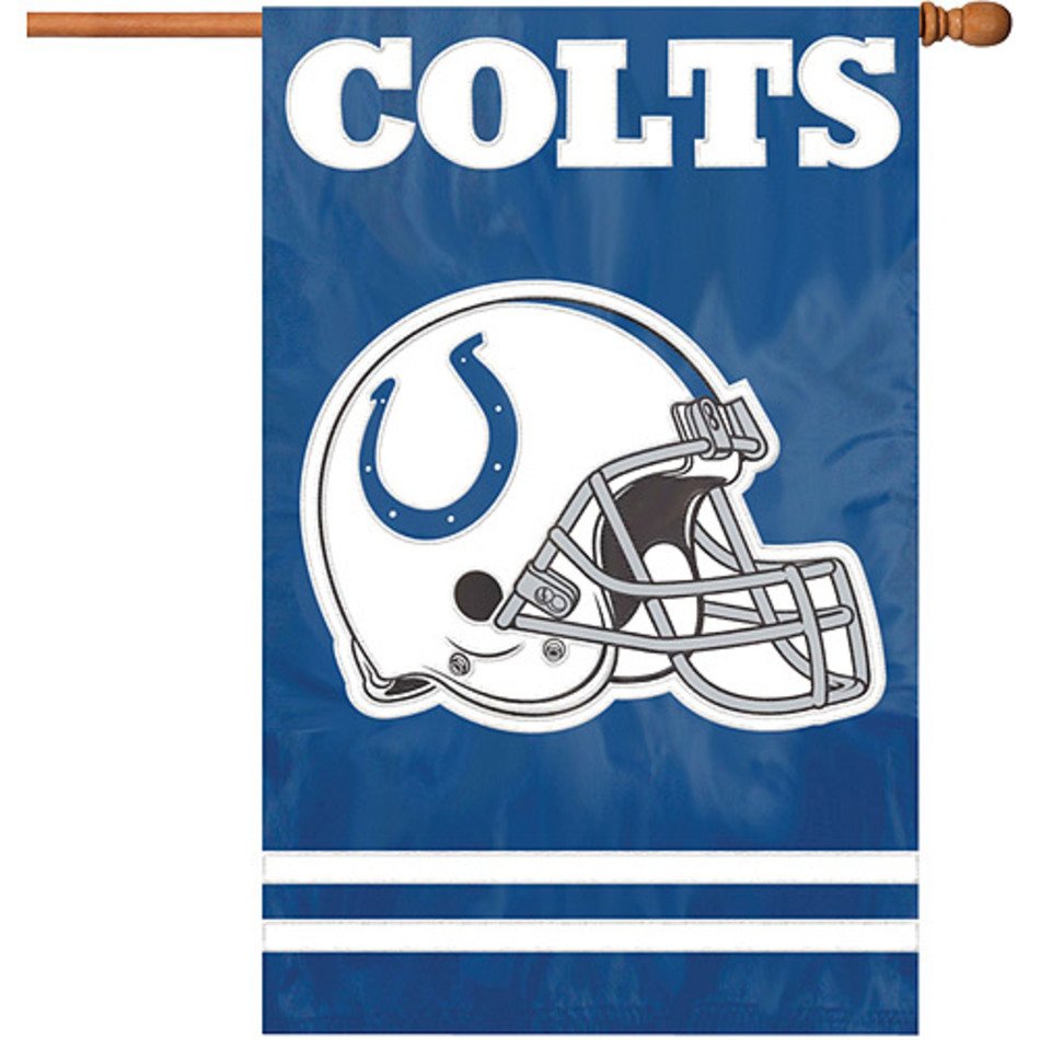 Colts Applique Banner Flag Sports Fan Shop Walmartcom